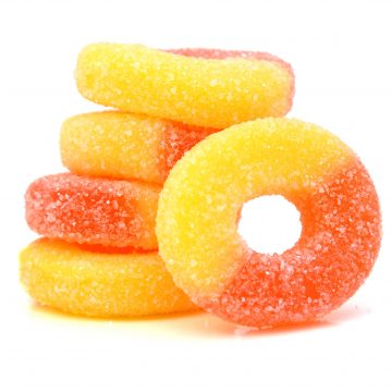 THC Infused Peach rings